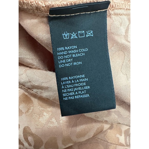 Urban Outfitters copper brown animal print mini dress size 8P - Picture 4 of 9